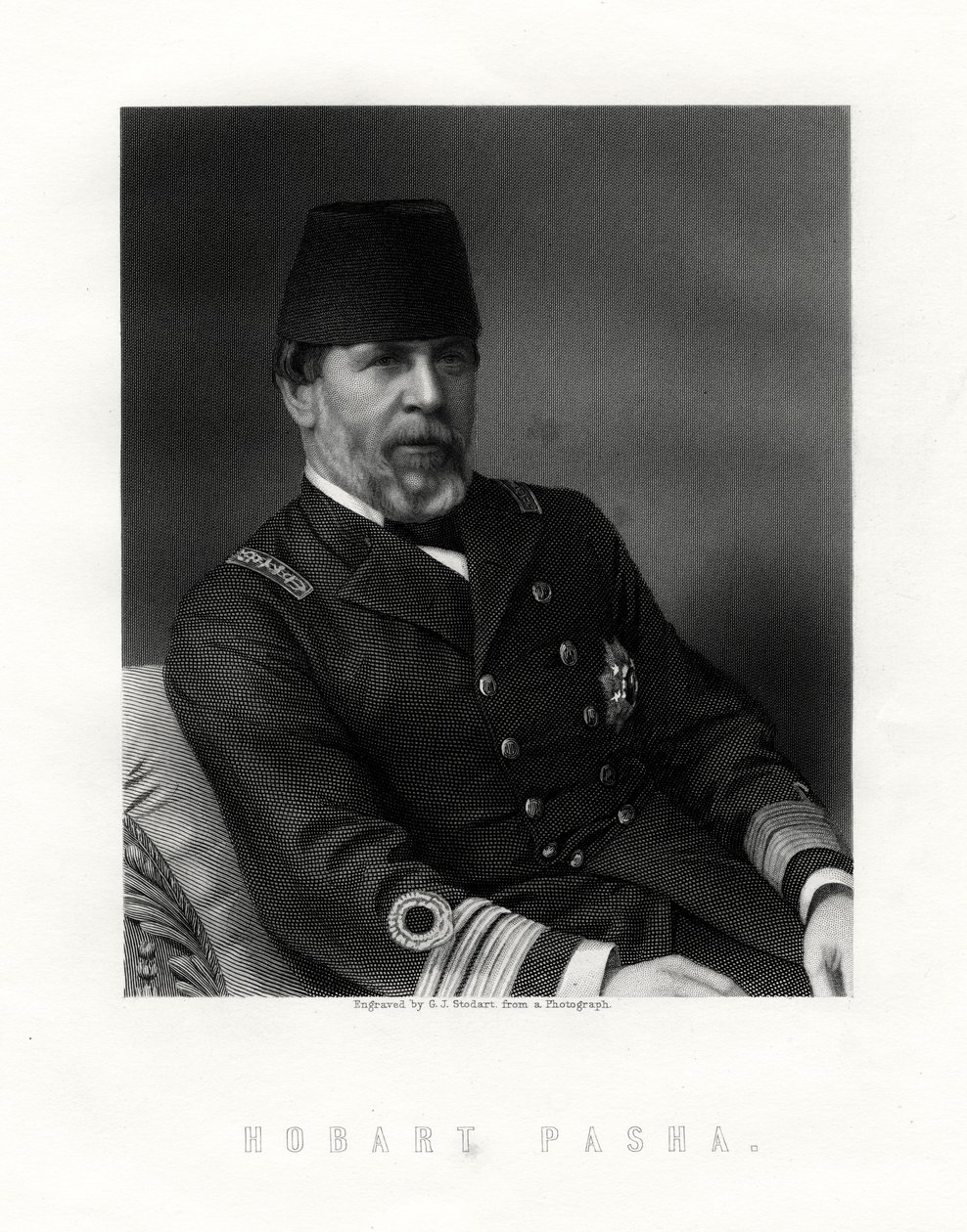 Augustus Charles Hobart-Hampden, 1822-1886, angol haditengerészeti kapitány alkotó: George J. Stodart