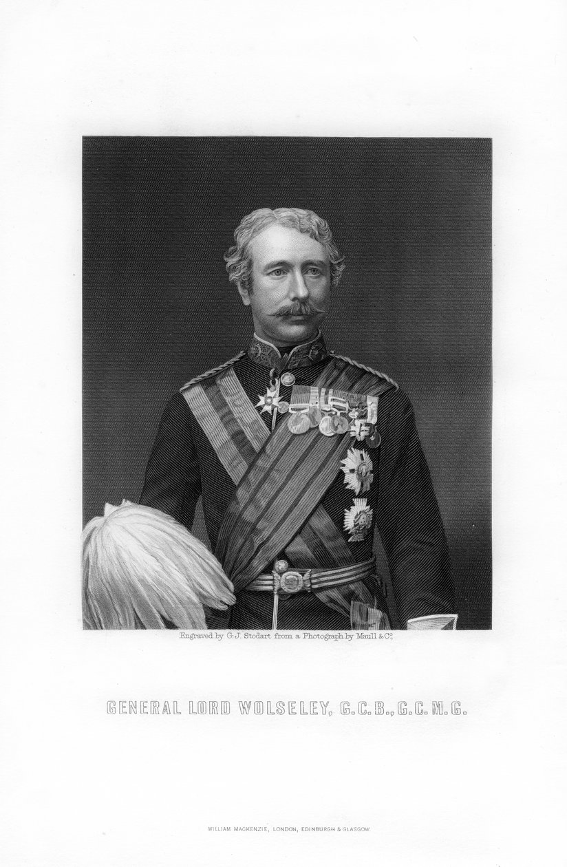 Garnet Joseph Wolseley, Wolseley 1. vikomt, brit tábornagy, 1893. alkotó: George J. Stodart