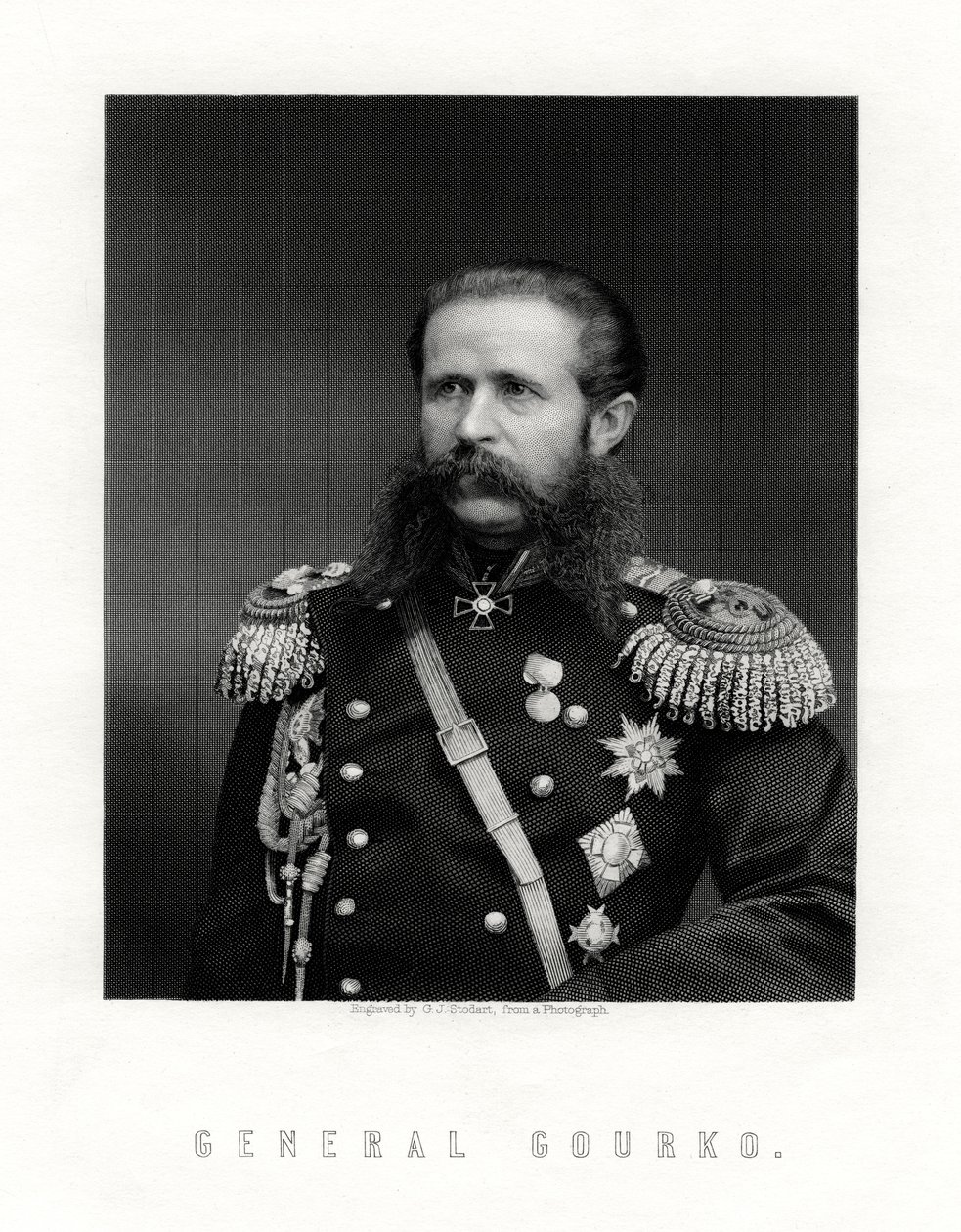 Iosif Vladimirovich Gurko, orosz tábornagy, 19. század alkotó: George J. Stodart