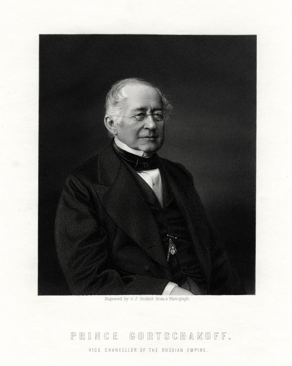 Gorcsakov herceg, orosz diplomata, XIX alkotó: George J. Stodart