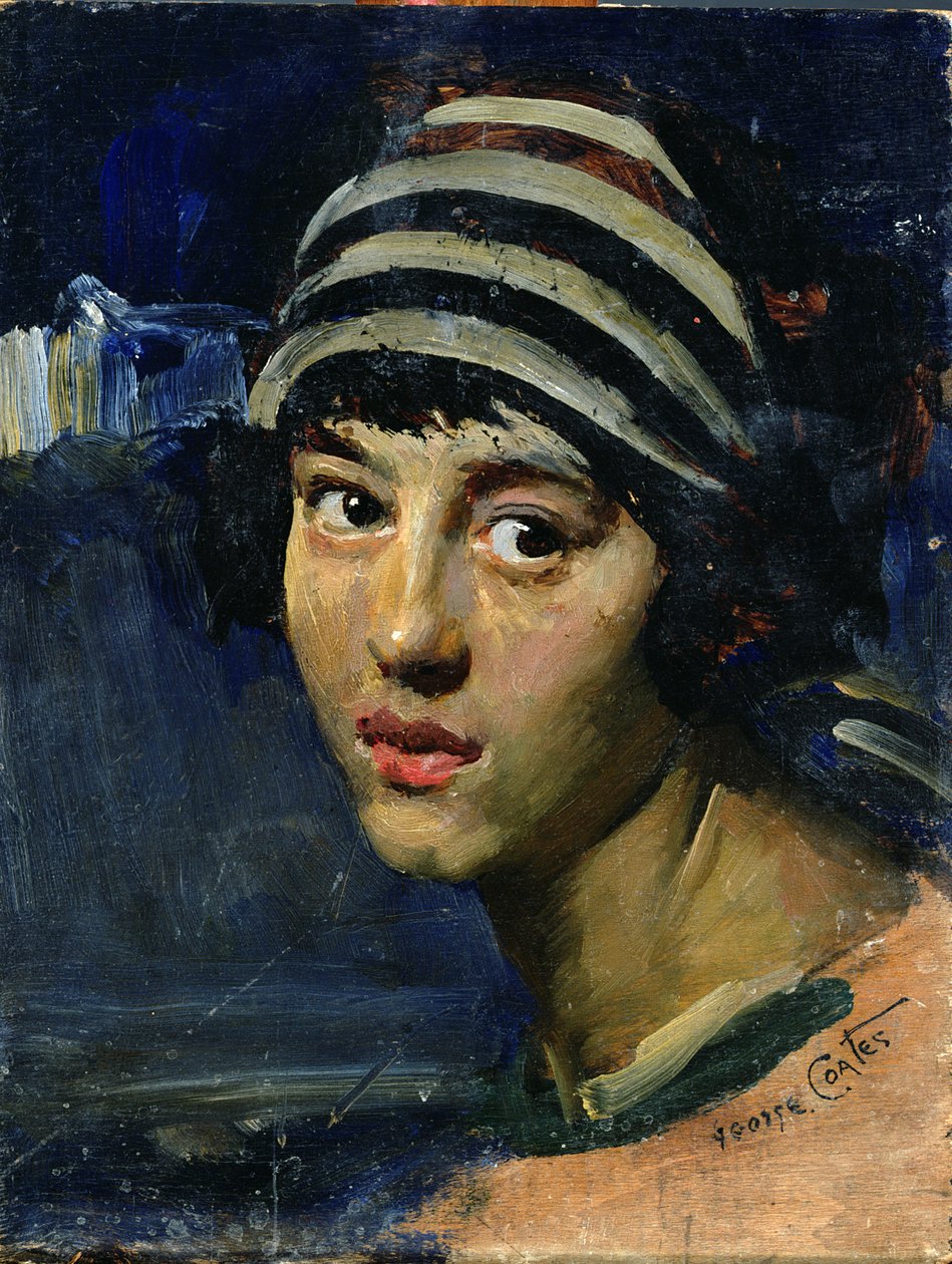 Egy fiatal nő portréja alkotó: George James Coates