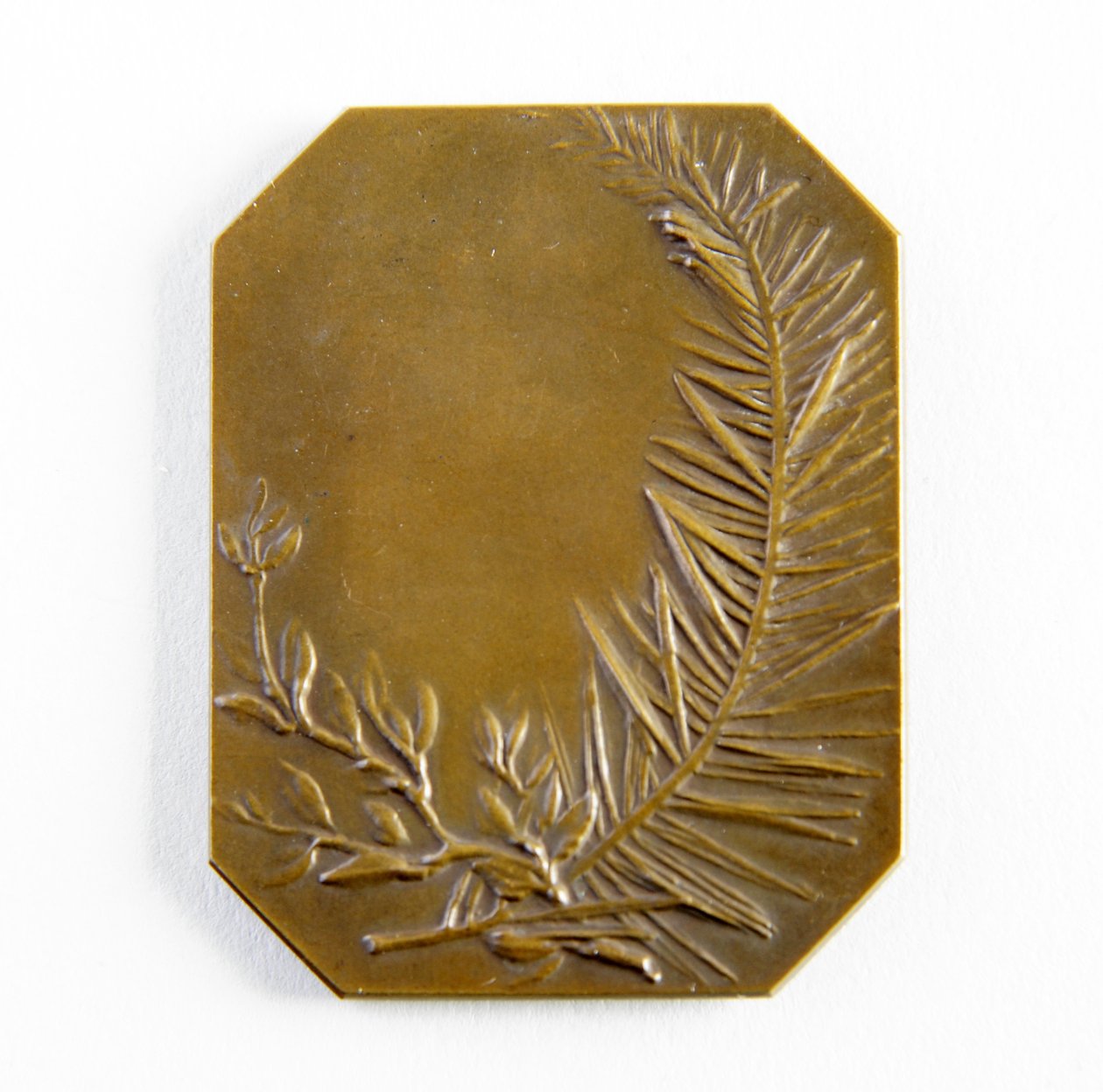 Nyolcszögű emléktábla (bronz) alkotó: George James Frampton