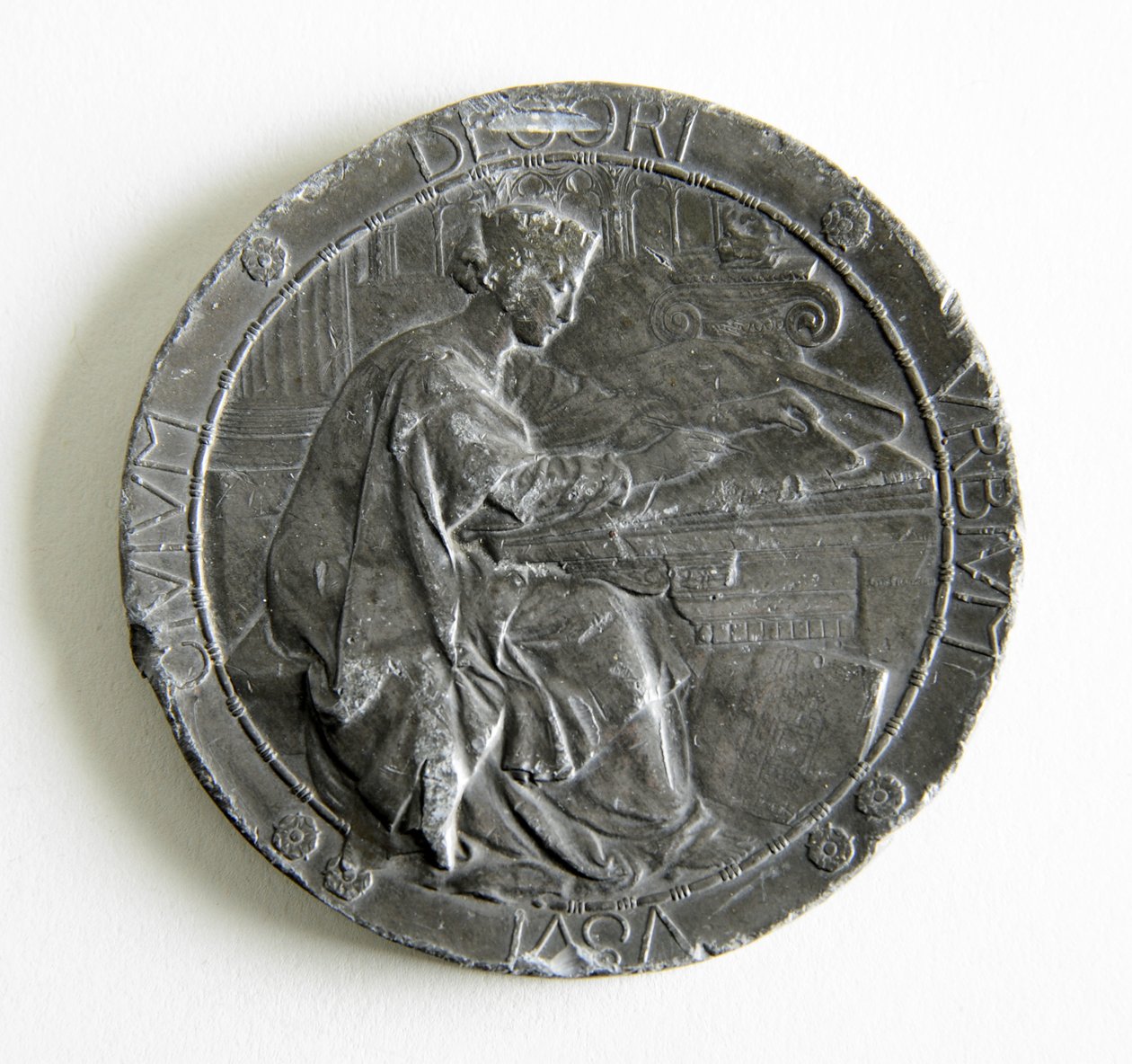 A Brit Építészek Királyi Intézetének kitüntetése az esszéért és a kimért rajzért, 1907 alkotó: George James Frampton