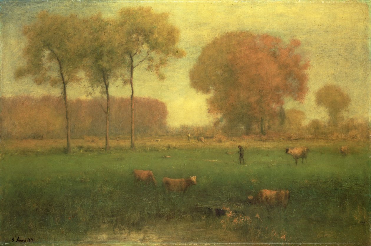 Indiai nyár, 1891 alkotó: George Jnr. Inness
