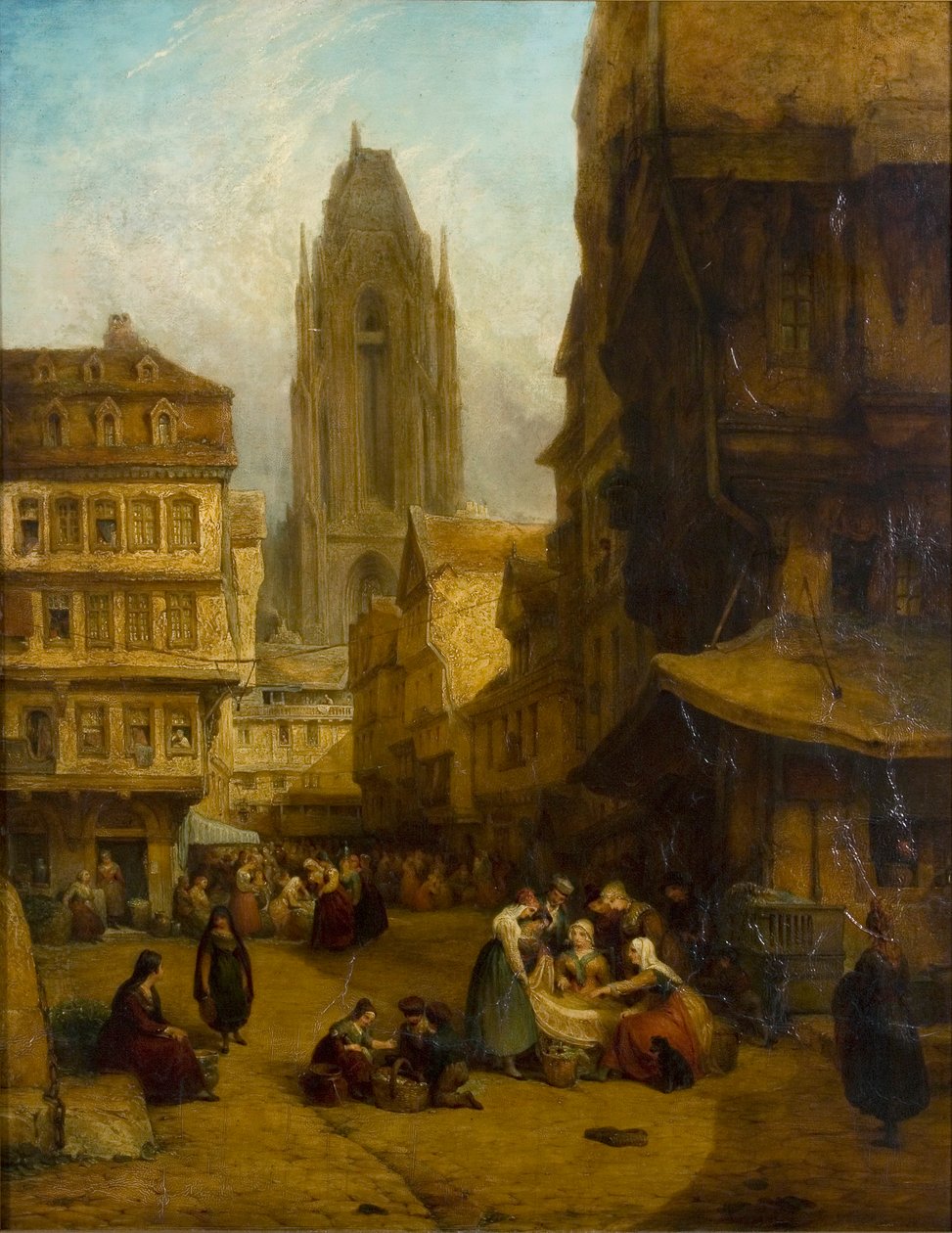 „A kontinentális piactér”, 1806-1869 alkotó: George Jones