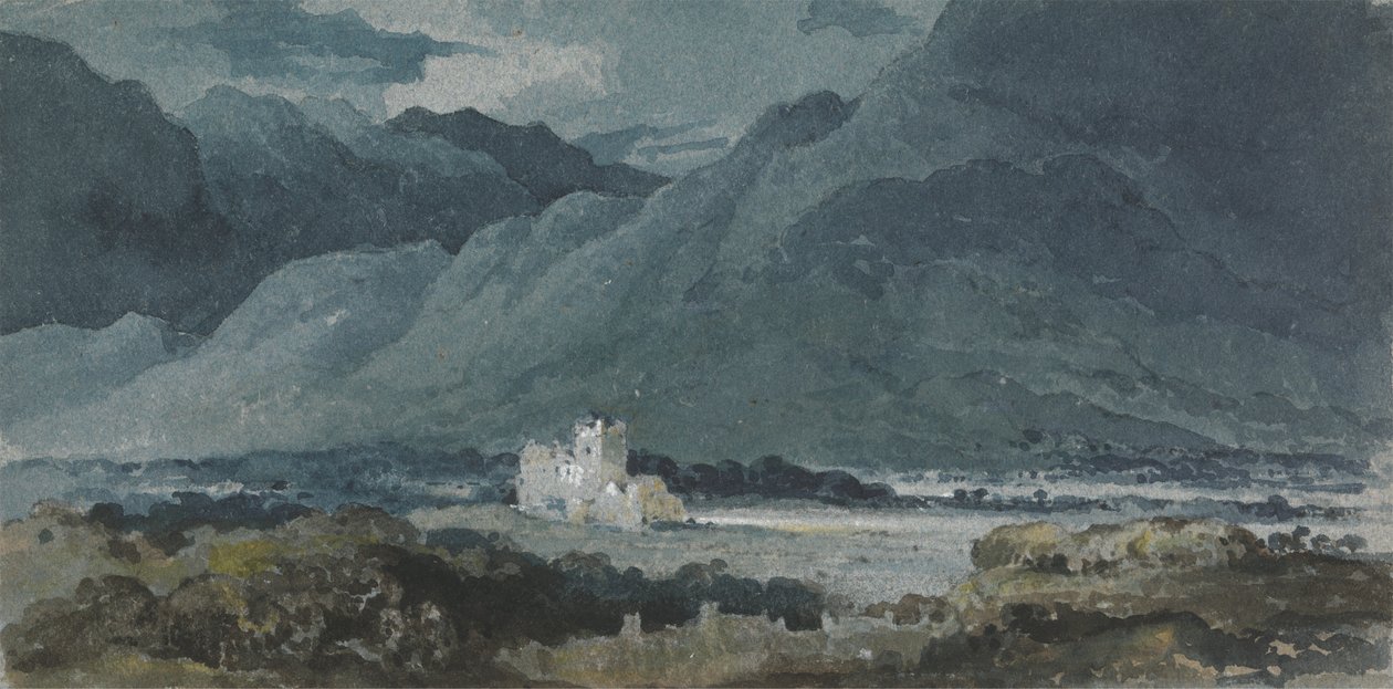 Ross Castle, Killarney, 1812. szeptember 4 alkotó: George Jones