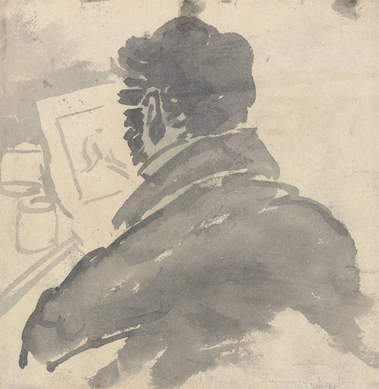 Tanulmány a J.M.W. Turner vázlatkészítés alkotó: George Jones