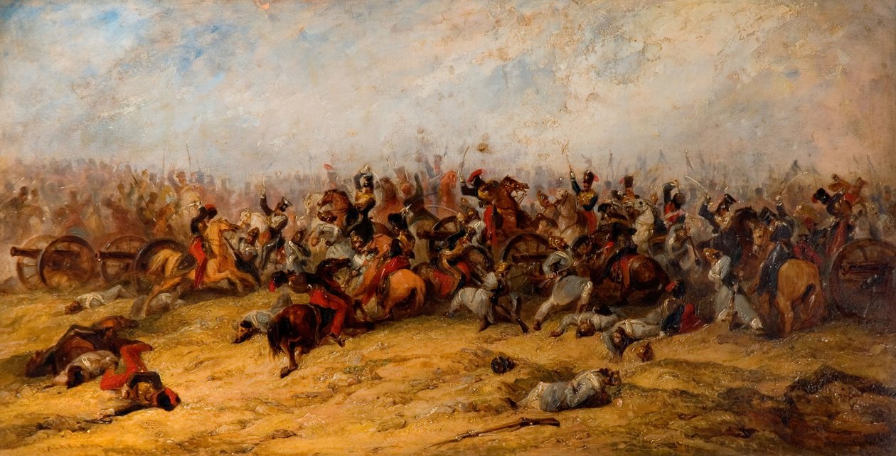 A konfliktus a fegyvereknél, Balaclava, 1854. alkotó: George Jones