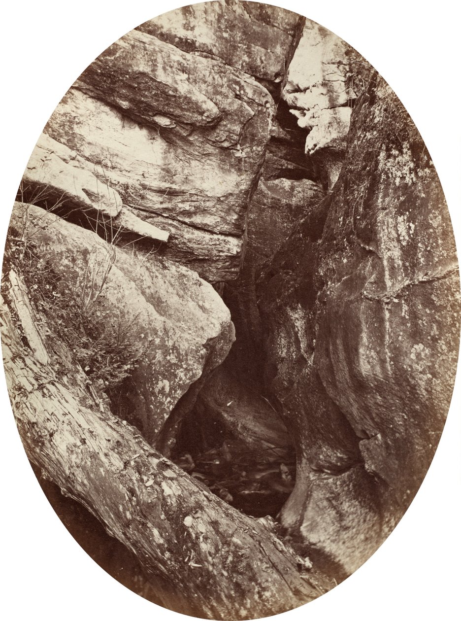 Vízesés a Williams College közelében, kb. 1870. alkotó: George K Warren