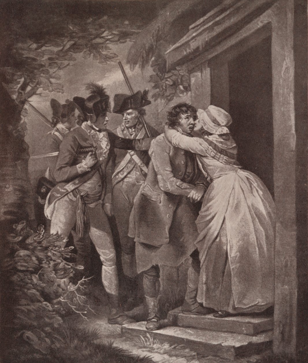 „Dezerter búcsút vesz feleségétől”, 1791 1909 alkotó: George Keating