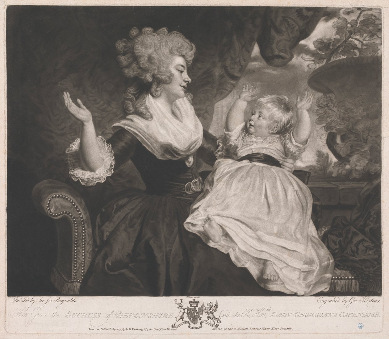 Őkegyelme, Devonshire hercegnője és az Rt Honble Lady Georgiana Cavendish alkotó: George Keating