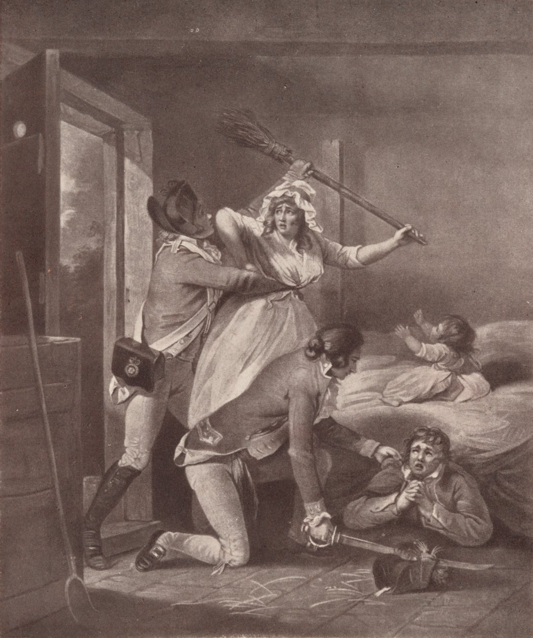 „Recruit Deserted”, 1791–1909 alkotó: George Keating