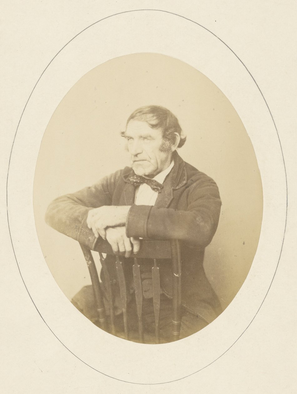 [Egy széken ülő férfi portréja] alkotó: George Kendall Warren