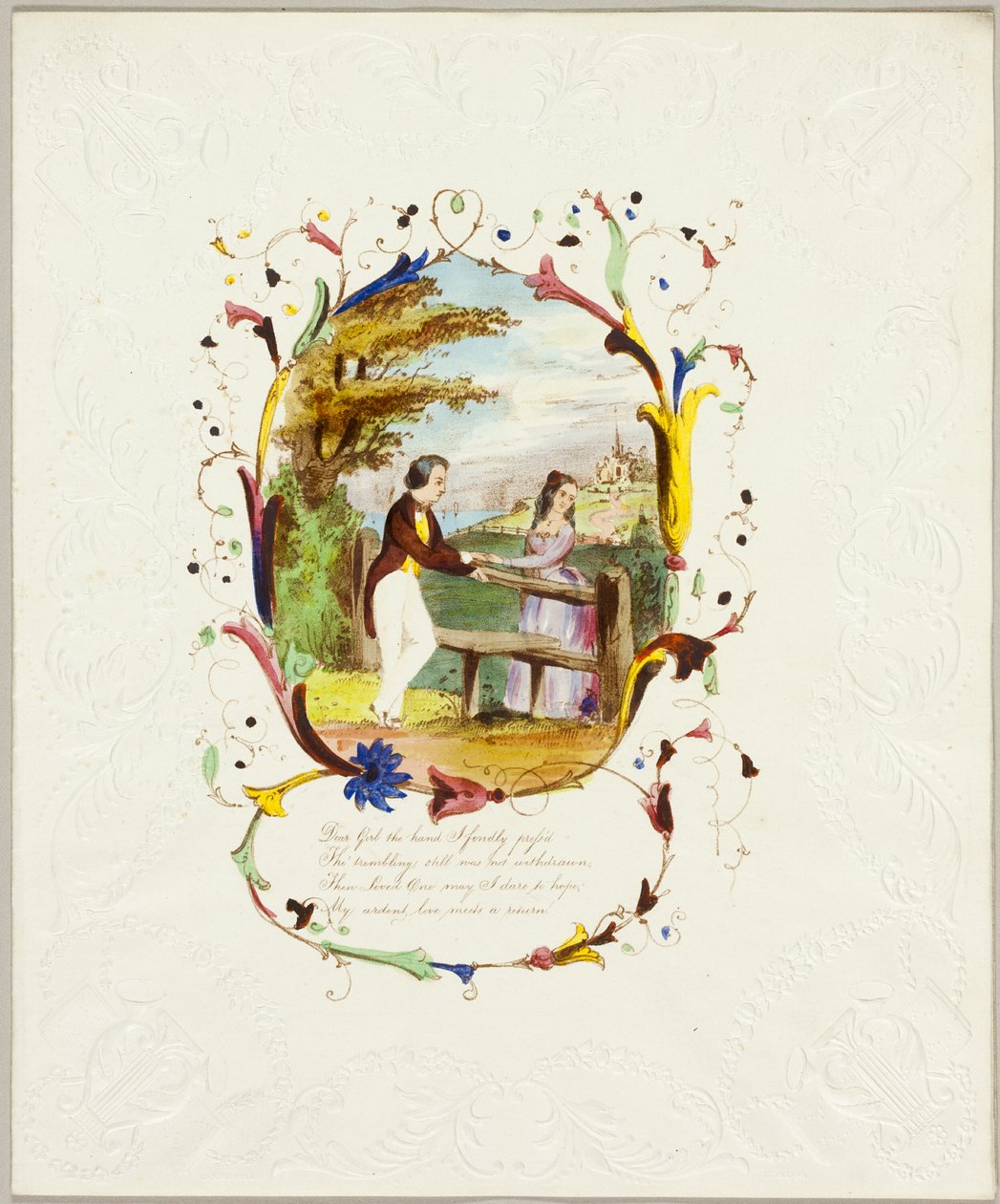Kedves Lányom, a Te kezed (valentin) alkotó: George Kershaw