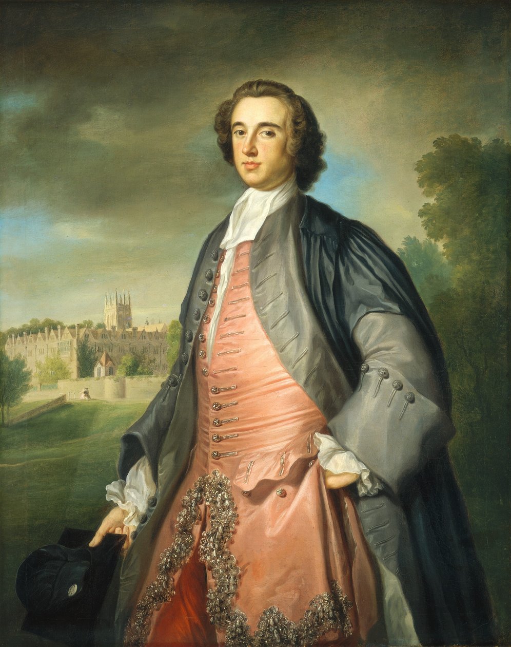 Az oxfordi Merton College-ban végzett alkotó: George Knapton