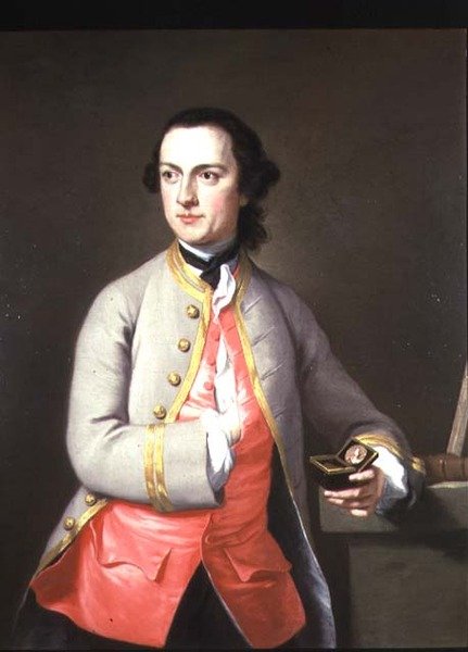 Egy fiatal férfi portréja alkotó: George Knapton