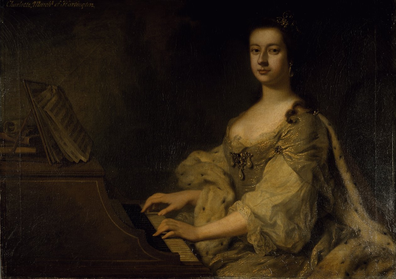 Lady Charlotte Boyle portréja, 1748 körül (olaj, vászon) alkotó: George Knapton