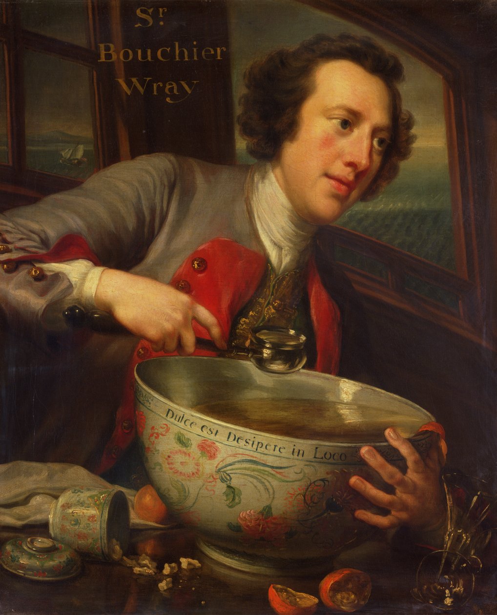 Sir Bouchier Wrey, 1744 alkotó: George Knapton