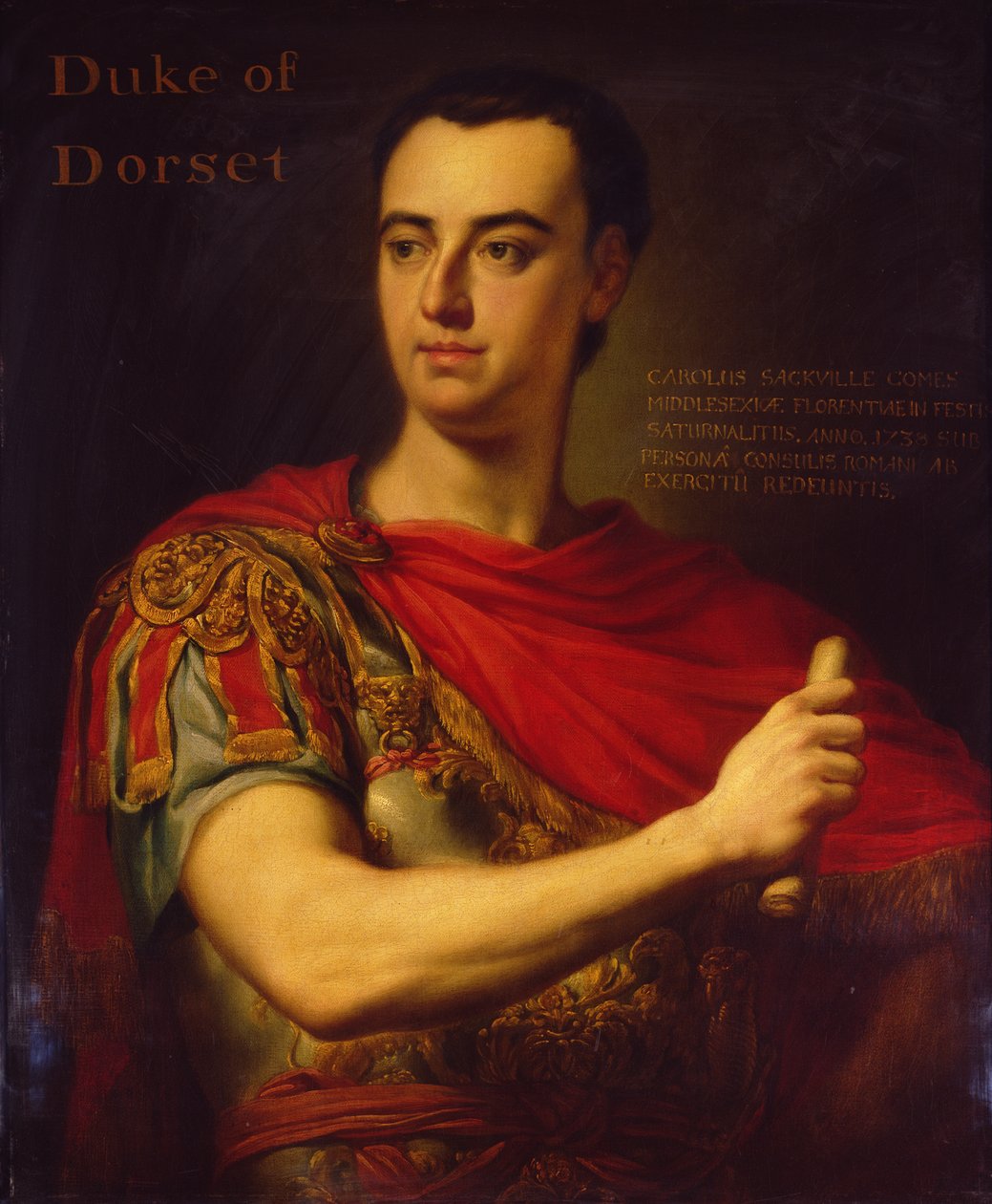 Dorset hercege, 1744 alkotó: George Knapton