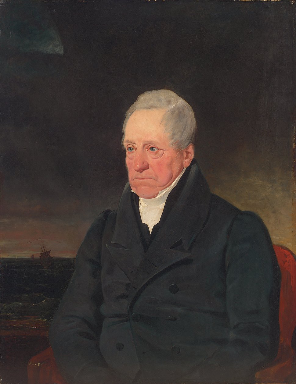William Curling portréja, Esq., 1828 alkotó: George Lance