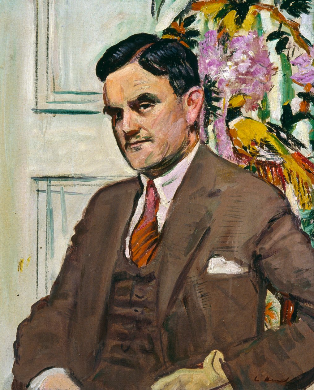 Dr. Tom J Honeyman, a Glasgow-i Művészeti Galériák igazgatója 1939-54, 1930 körül (olaj, vászon) alkotó: George Leslie Hunter