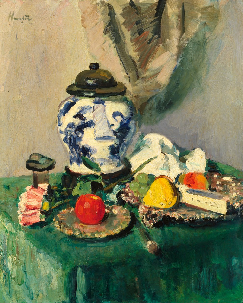 Still Life (oil on canvas) alkotó: George Leslie Hunter