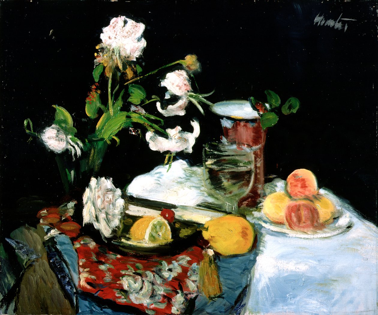 Csendélet, 1918 körül (olaj, vászon) alkotó: George Leslie Hunter