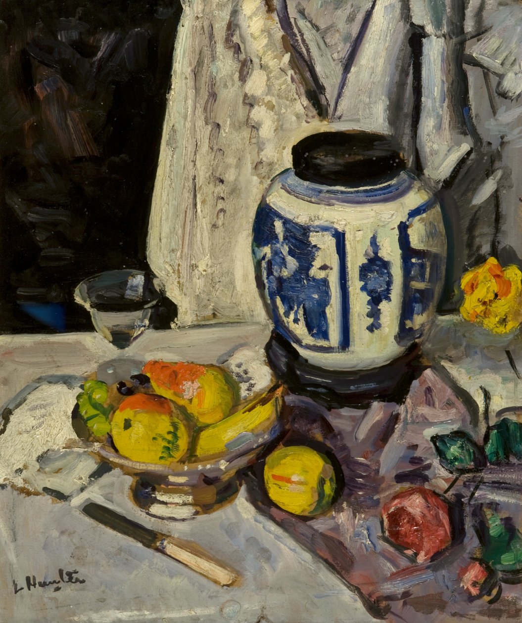 The Big Ginger Jar, 1920-as évek (olaj a fedélzeten) alkotó: George Leslie Hunter