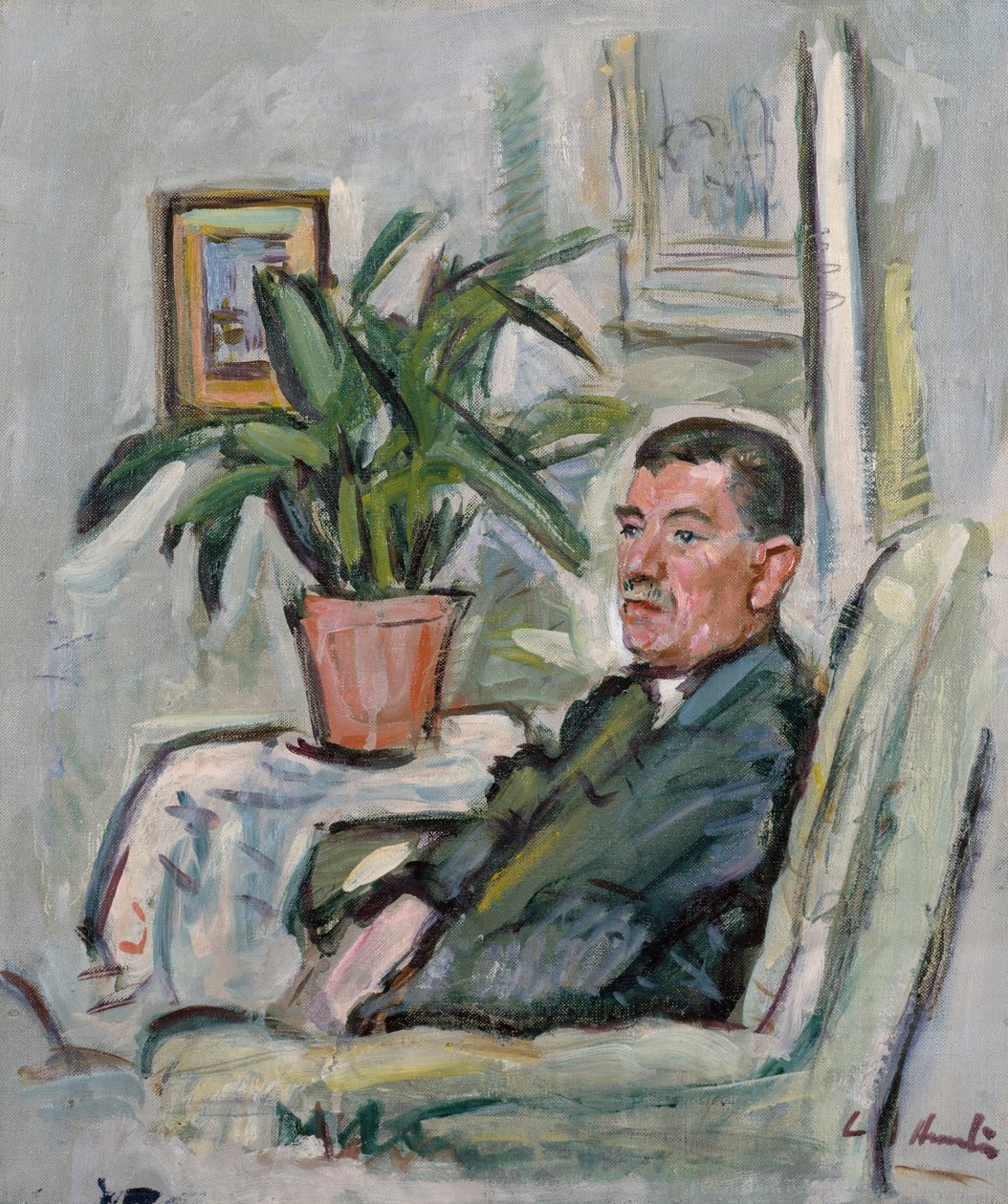 William McInnes (olaj, vászon) alkotó: George Leslie Hunter