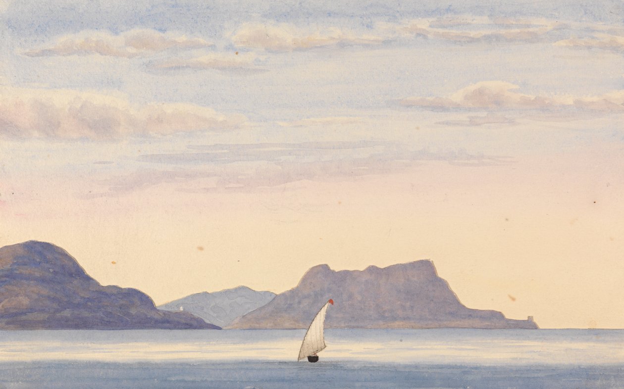 Cabrita Point – Gibraltári szikla alkotó: George Lothian Hall