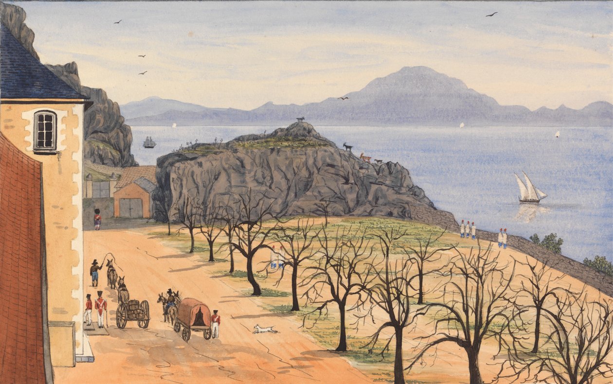 Afrika hegyei, a gibraltári kórházból alkotó: George Lothian Hall
