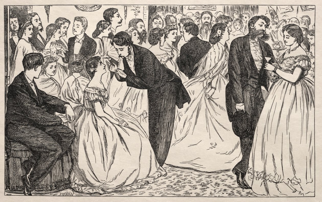 Egy kis komló a Harley Streeten, 1863. alkotó: George Louis Palmella Busson Du Maurier