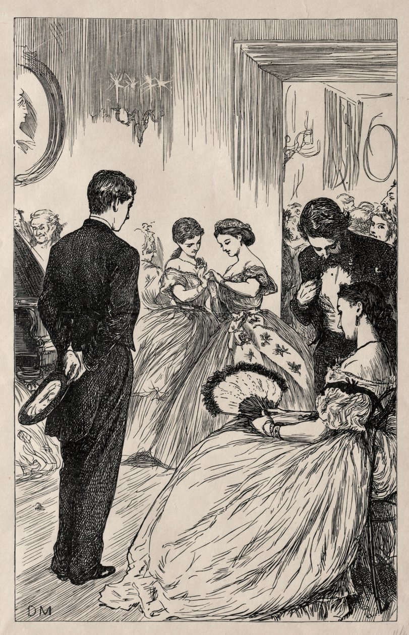 Coelebs a Mulready-boríték nyomában, 1865. alkotó: George Louis Palmella Busson Du Maurier
