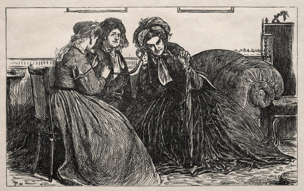 Élet Londonban, 1866. alkotó: George Louis Palmella Busson Du Maurier