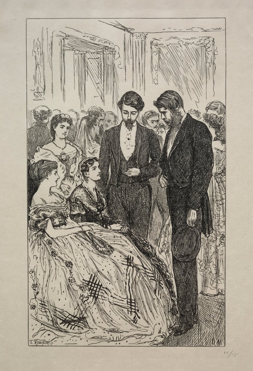 Sok háborgás a semmiért, 1866. alkotó: George Louis Palmella Busson Du Maurier