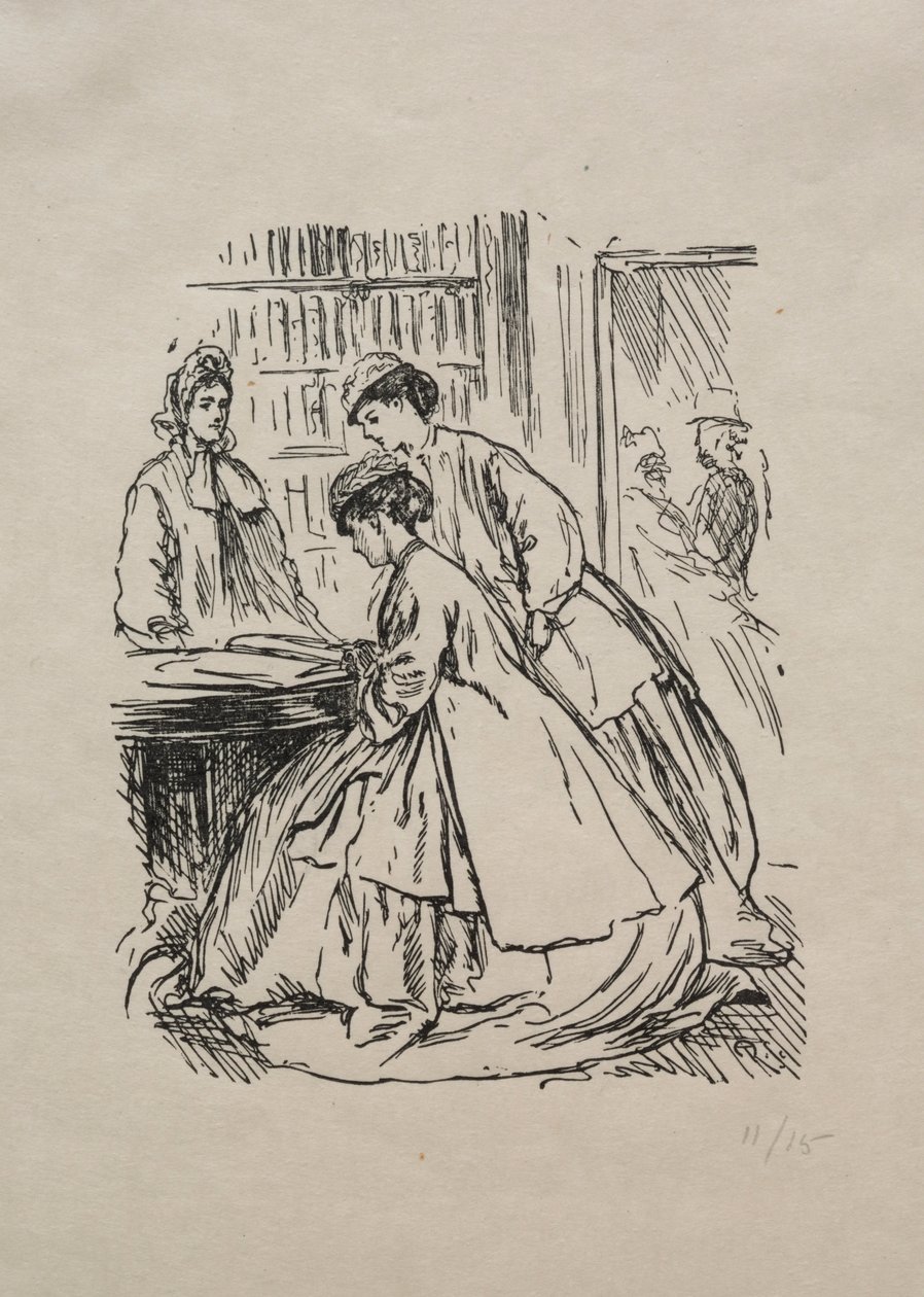 Sok háborgás a semmiért, 1866. alkotó: George Louis Palmella Busson Du Maurier