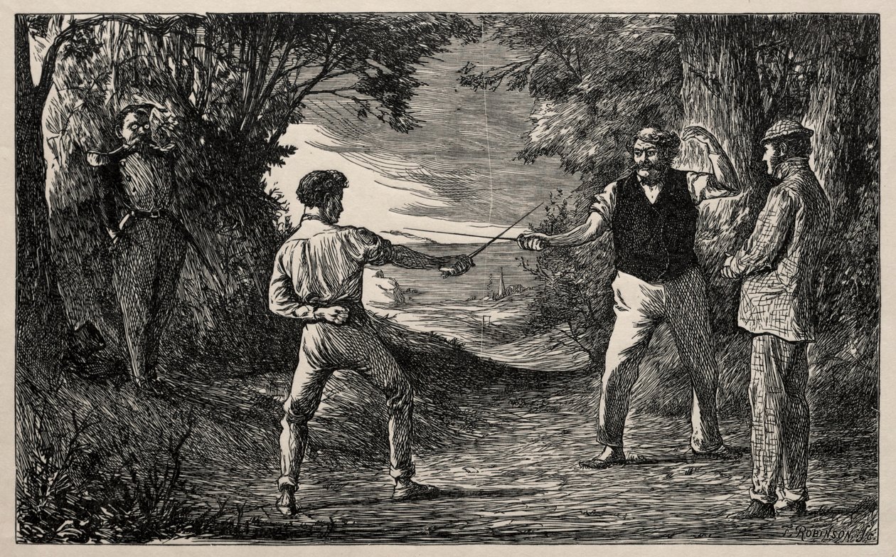 A leleményes wobbler, 1865. alkotó: George Louis Palmella Busson Du Maurier
