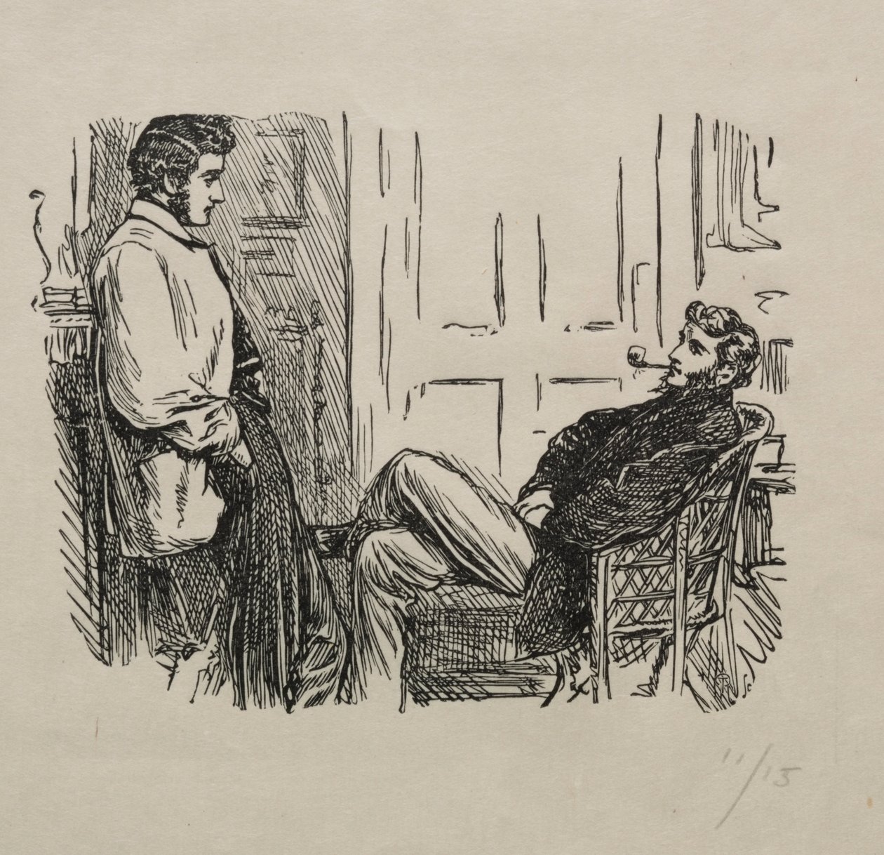 A gyémántok királynője – Hogyan nyerték és veszítették el, 1866. alkotó: George Louis Palmella Busson Du Maurier