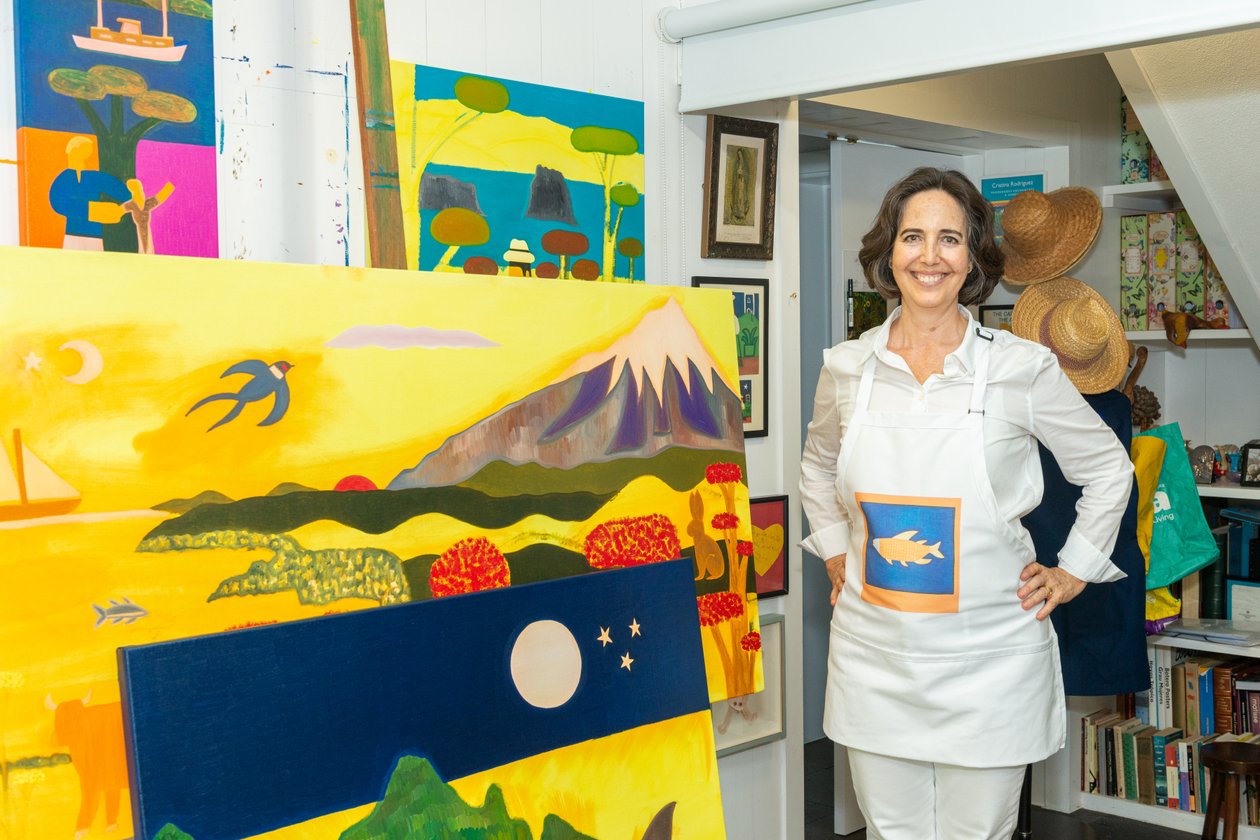 Cristina Rodriguez a stúdiójában, 2022 alkotó: Bartolome Esteban and studio Murillo