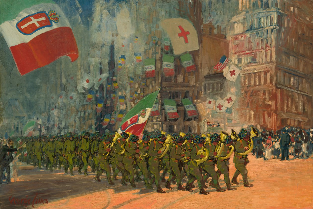 A Bersaglieri alkotó: George Luks
