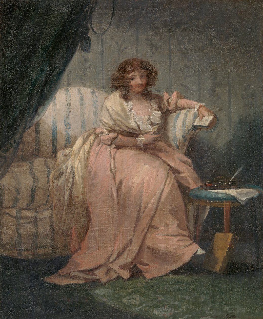 Egy nő, akit Anne-nak hívnak, a művész felesége alkotó: George Morland