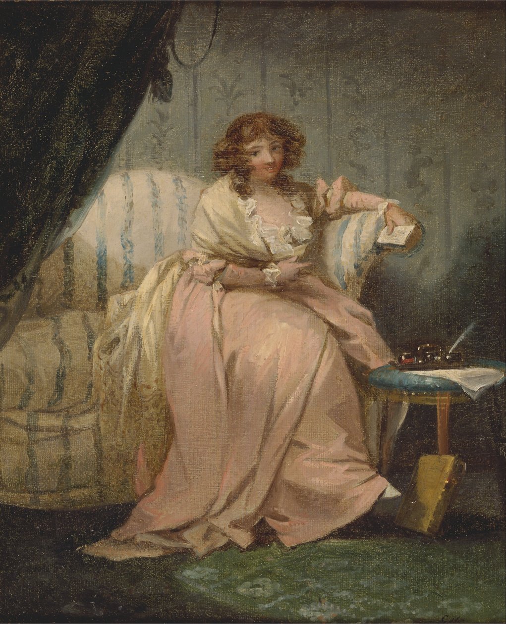 Egy Anne nevű nő, a művész felesége alkotó: George Morland