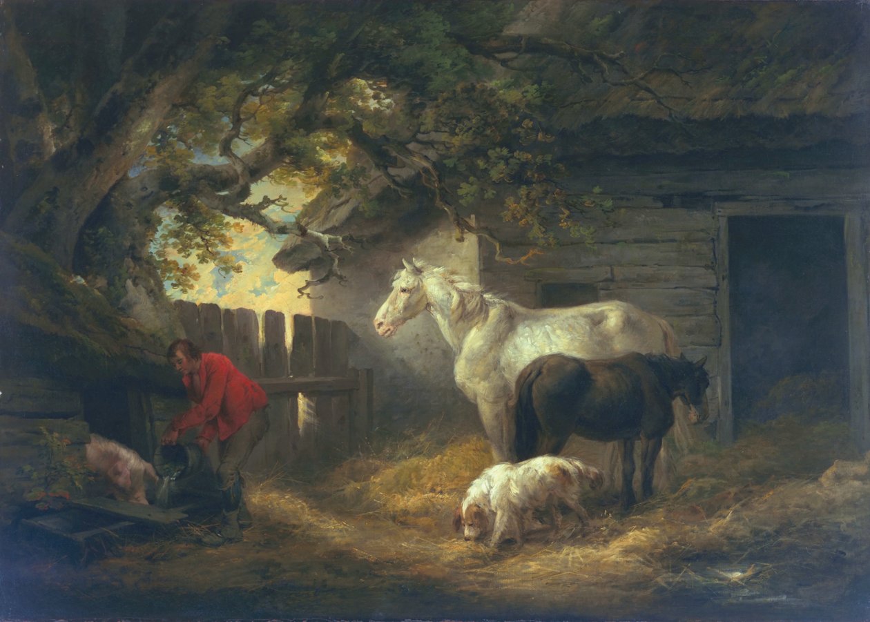 Egy tanya, 1792 alkotó: George Morland
