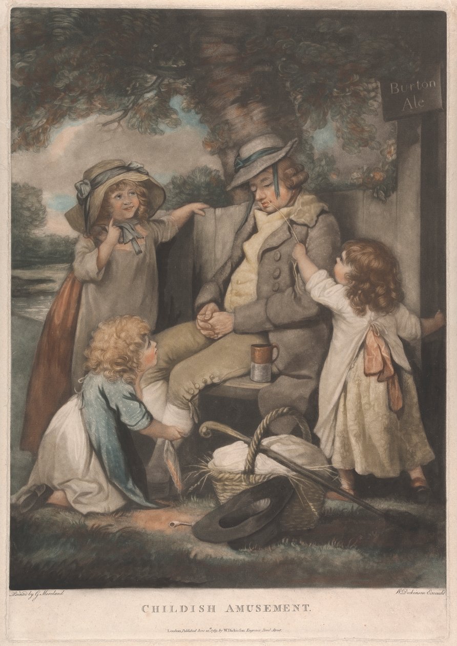 Gyermeki mulatság alkotó: George Morland