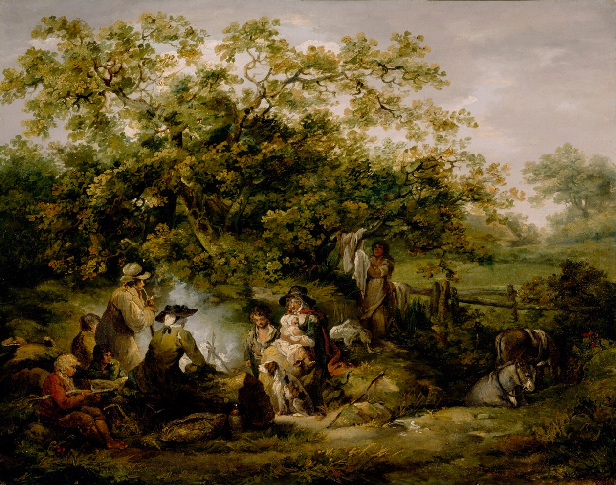 Cigánytábor alkotó: George Morland