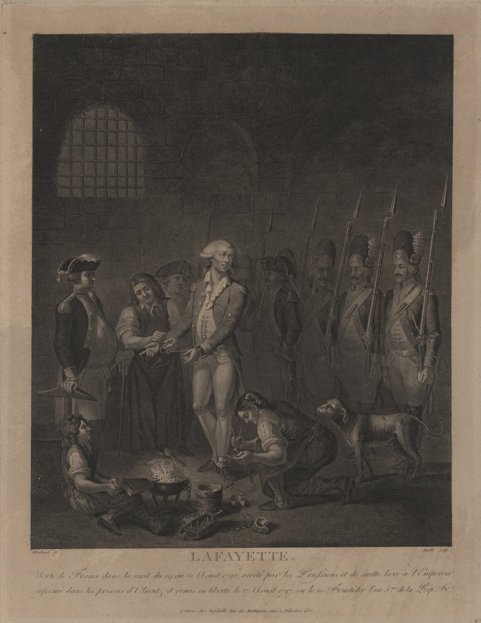 Lafayette az olmützi börtönben alkotó: George Morland