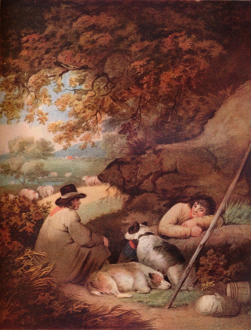 Nyugodt pásztorok, XVIII. század, 1919 alkotó: George Morland