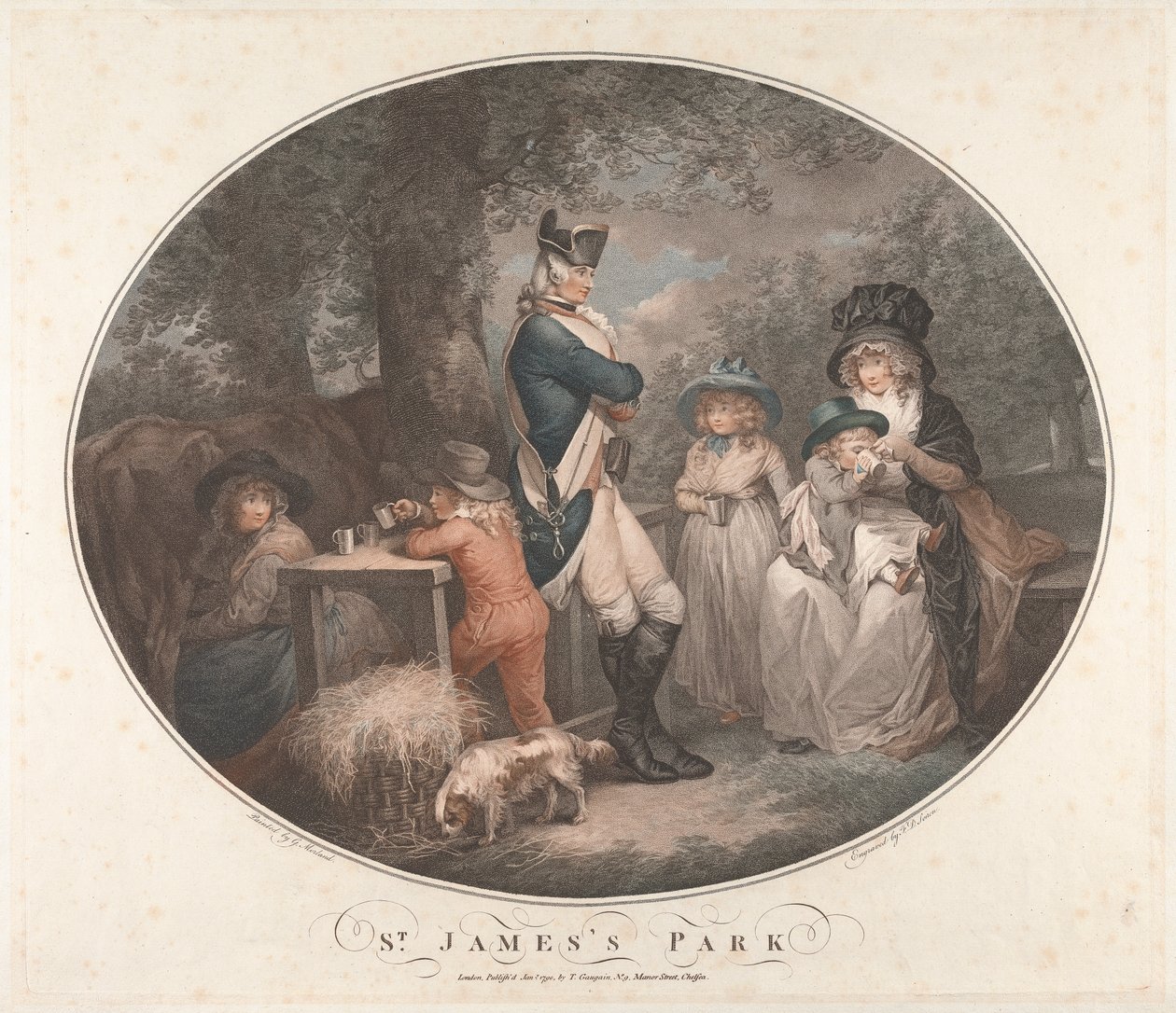 St. James Park alkotó: George Morland