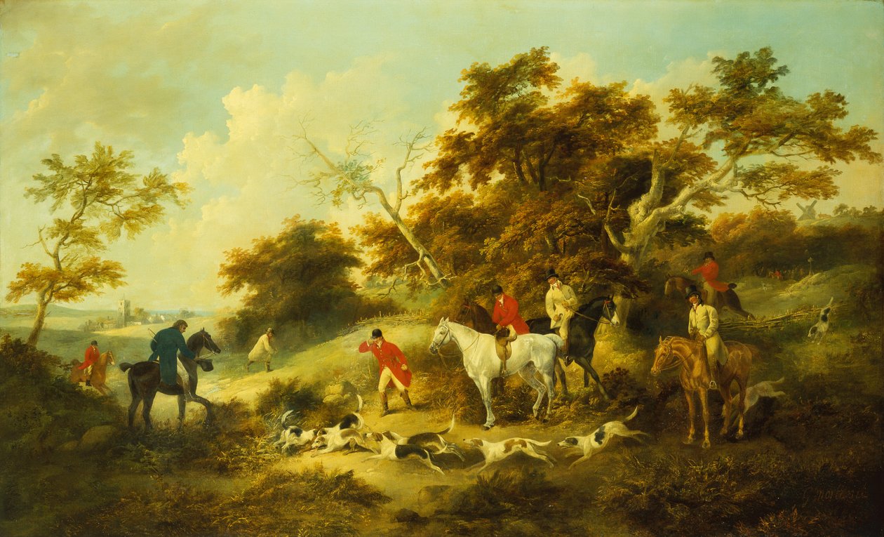 A róka halála (olaj, vászon) alkotó: George Morland