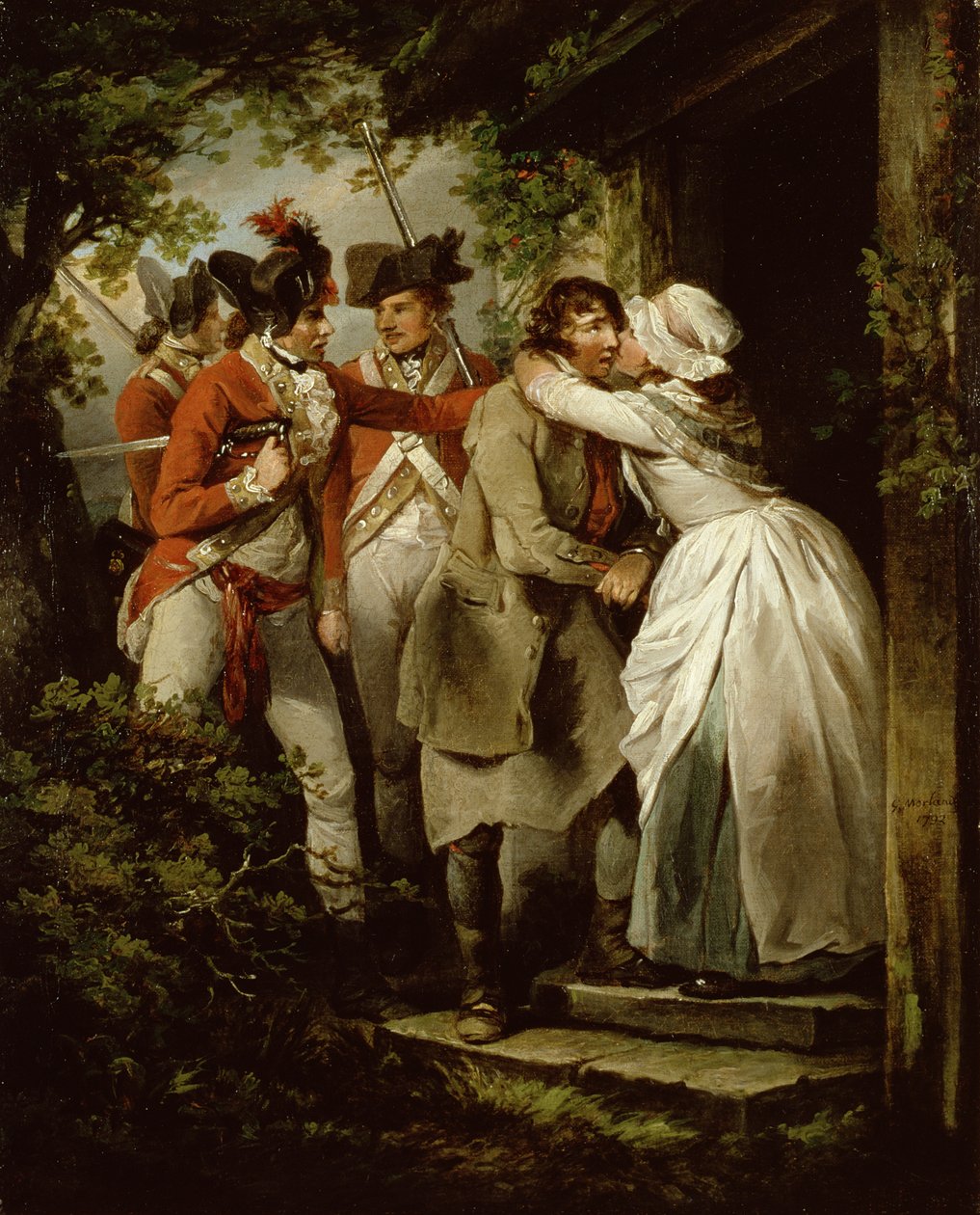 A sivatag búcsúja, 1792 alkotó: George Morland